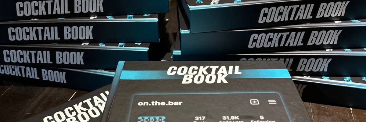 Coctail Book - новинка от On The Bar: книга с рецептами коктейлей с QR-кодами  фото