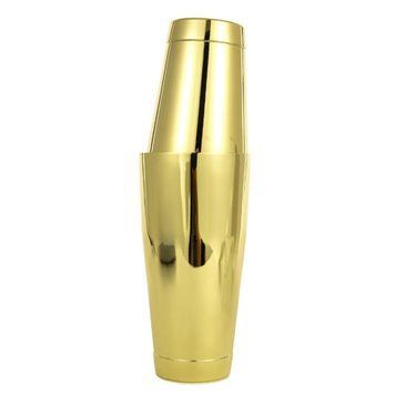 Шейкер Бостон с утяжелителем, золотой цвет, 550/750 мл, Real Quality, BarTrigger sh0068 фото