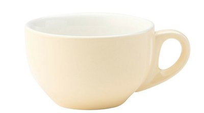 Чашка для лате кремова, 260 мл, 103х64 мм, матеріал Кераміка Utopia CT8145 фото