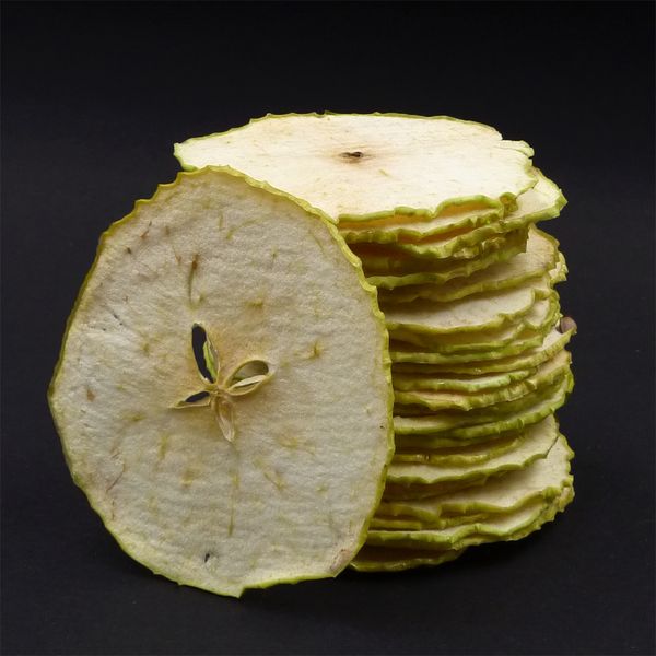 Яблучні чіпси (зелене яблуко) (100 г) 00008 фото
