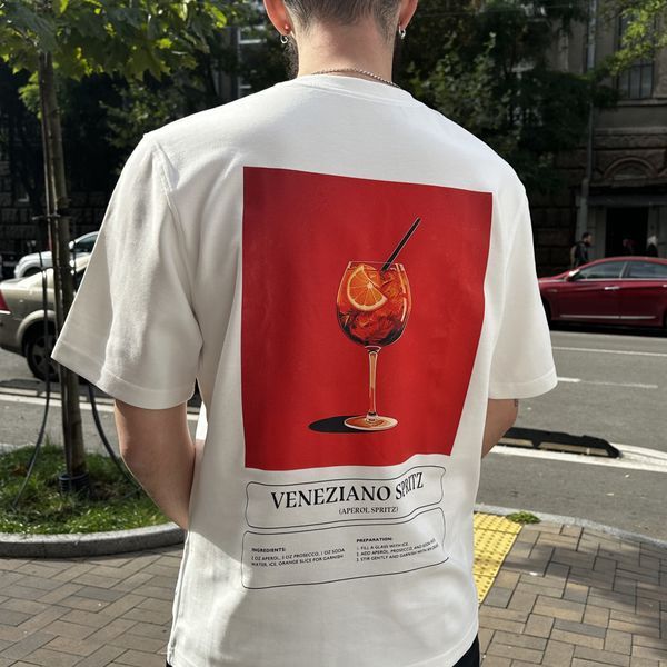 Футболка Veneziano Spritz белая, White fut018 фото