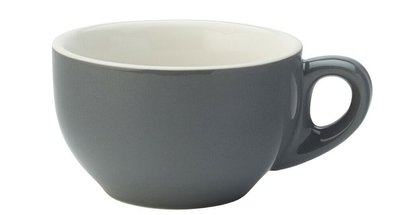 Чашка для лате сіра, 260 мл, 103х64 мм, матеріал Кераміка Utopia CT8087 фото