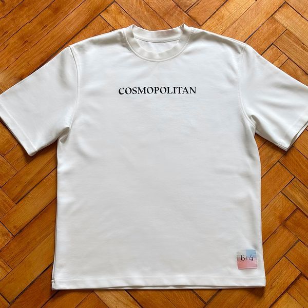 Футболка Cosmopolitan белая, White fut019 фото