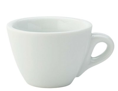 Чашка для флетвайт біла, 160 мл, 86х62 мм, матеріал Кераміка Utopia CT8096 фото
