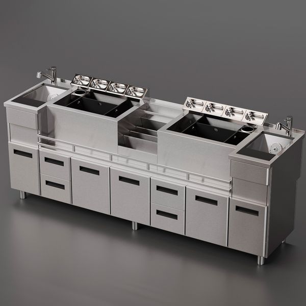 Коктейльна станція на два робочі місця бармена IMBIBE DUO PRO CS_CL.2_V3.24 фото