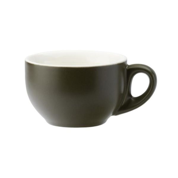 Чашка для капучино олива мат, 180 мл, 94 x 55 мм, материал Керамика Utopia СТ9415 фото