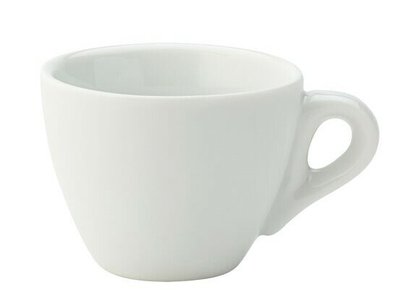 Чашка для еспресо біла, 80 мл, 65х52 мм, матеріал Кераміка Utopia CT8106 фото