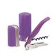 Подарочный набор для вина 3 предмета, Wine & Champ. Starter Set, фиолетового цвета, Pulltex 107-782 фото 3