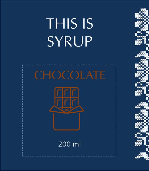 Сироп "THIS IS SYRUP" Шоколад (CHOCOLATE) 200 мл This011 фото