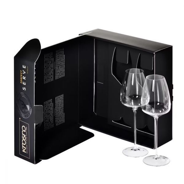 Набор бокалов для вина handmade (2 шт), 560 мл (полный объем 635 мл), Perfect Serve, Krosno 5900345915241 фото