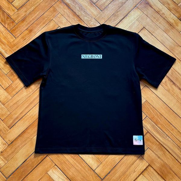 Футболка Negroni чёрная, Black fut024 фото