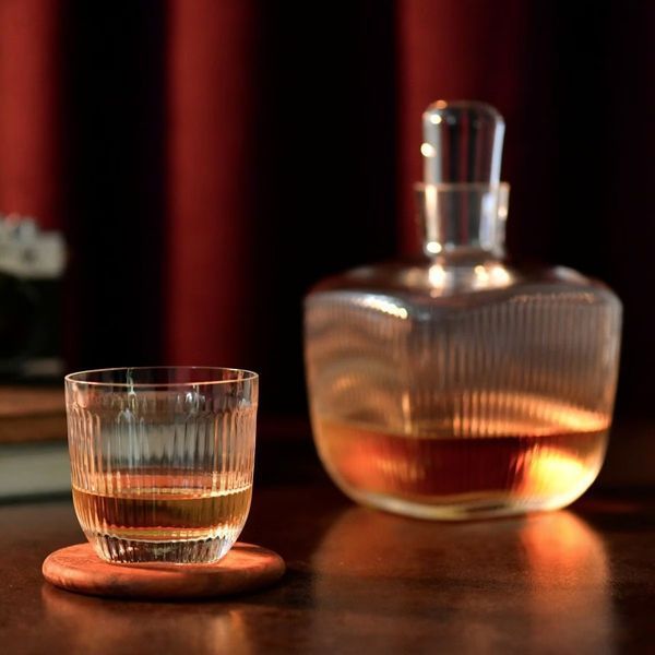 Набір handmade (графін та 2 склянки), Perfect Serve Gentleman, Krosno 5900345927633 фото