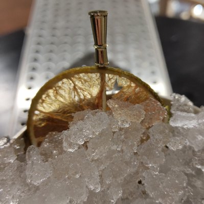 Шпажка коктейльна металева 11 см (маленький джигер золотого кольору), Bar Trigger afc151 фото