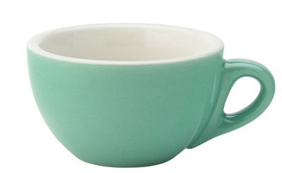Чашка для капучіно зелена, 180 мл, 94х55 мм, матеріал Кераміка Utopia CT8094 фото