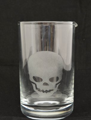 Змішувальний стакан з візерунком черепа 550 мл BarTrigger mgb0037 фото