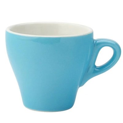 Чашка тюльпан блакитна, 160 мл, 80 x 75 мм, матеріал Кераміка Utopia СТ8103 фото