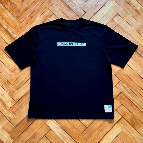 Футболка Cosmopolitan чорна, Black fut025 фото