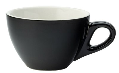 Чашка Майті чорна, 350 мл, 111х77 мм, матеріал Кераміка Utopia CT8085 фото