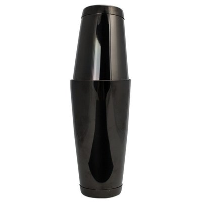 Шейкер Бостон, чорного кольору з обтяжувачем, Real quality, 750/550 мл, BarTrigger sh0069 фото