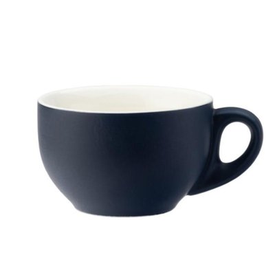 Чашка для капучино темно-синій мат, 180 мл, 94 x 55 мм, матеріал Кераміка Utopia СТ9402 фото