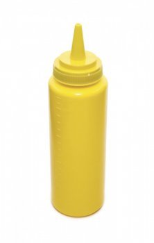 Диспенсер для соусов и сиропов желтый с мерной шкалой 240мл ot330 фото