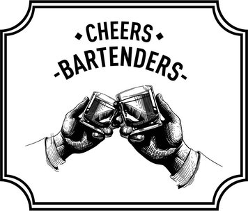 Марка съедобная для коктейля "Cheers barteners", 3х3,5 см, (10шт) Est004 фото