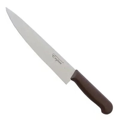 Нож профессиональный с коричневой ручкой 38 см mps138 фото
