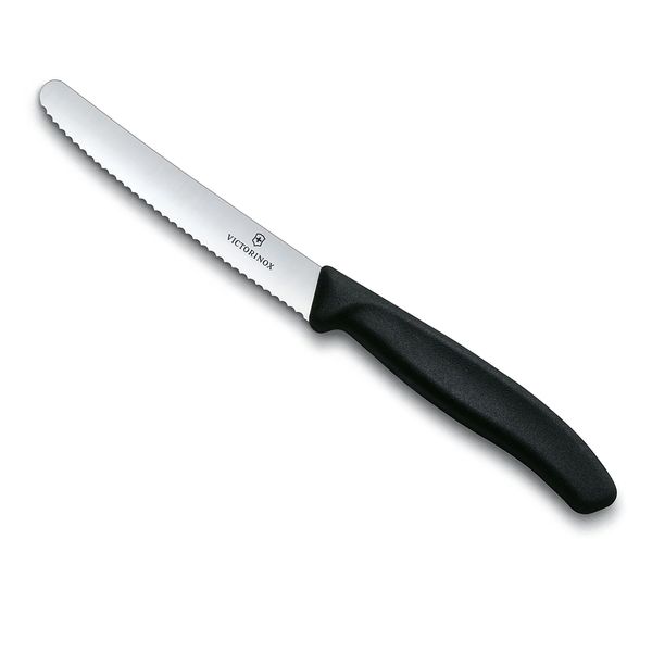 Нож для фруктов Victorinox лезвие 11 см, черный mps145 фото