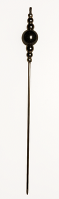 Шпажка коктейльная металлическая 12.5 см (шарик битого стекла серый), Bar Trigger afc321 фото