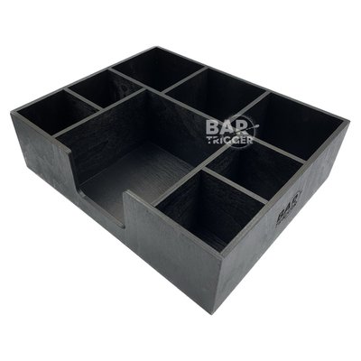 Барный органайзер черный 32*26.7*9 см, 8 секций, BarTrigger ot119 фото