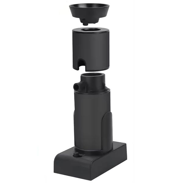 Смокинг-Ган для копчения черного цвета с подставкой, высокий, 158*90*55 мм, Boruit YHX-3196 фото