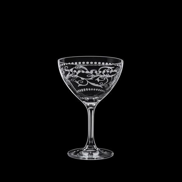Коктейльный бокал Martini Saucer Dots, 250 мл, Classic Cocktails Vintage Rona 651508925 фото