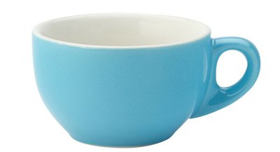 Чашка для лате блакитна, 260 мл, 103х64 мм, матеріал Кераміка Utopia CT8088 фото