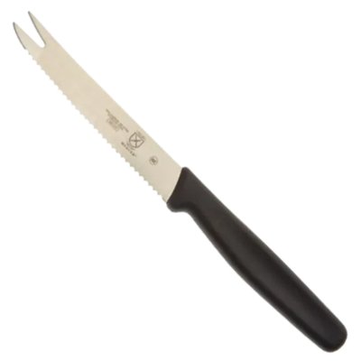 Нож барный, волнистый край, 2 зубчика, лезвие 11см, BarFly m33930B фото