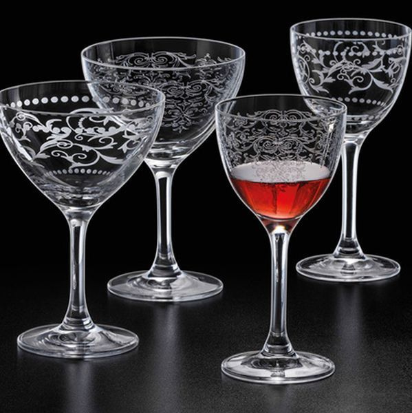 Коктейльный бокал Martini Saucer Lace, 250 мл, Classic Cocktails Vintage Rona 651508333 фото