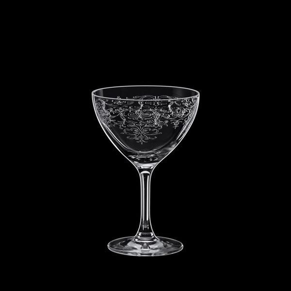 Коктейльный бокал Martini Saucer Lace, 250 мл, Classic Cocktails Vintage Rona 651508333 фото