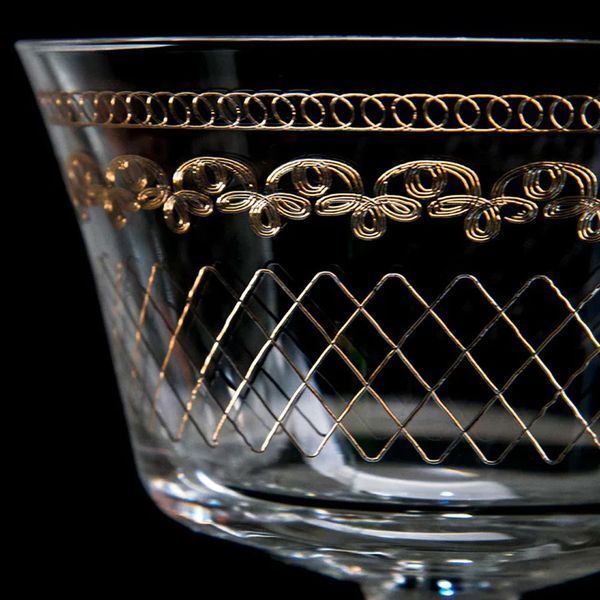 Коктейльний келих Fizz Gold, 200 мл, Design 1910, Urban Bar UB800-2G фото