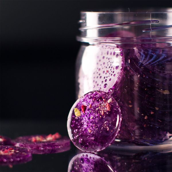 Изомальт пурпурный (съедобный леденец), 40шт. 00032 фото