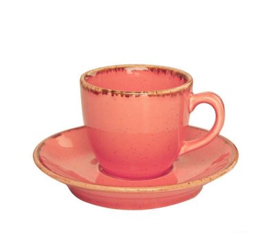 Чашка кавова 80 мл з блюдцем у наборі, Seasons Orange 213-212109.O фото