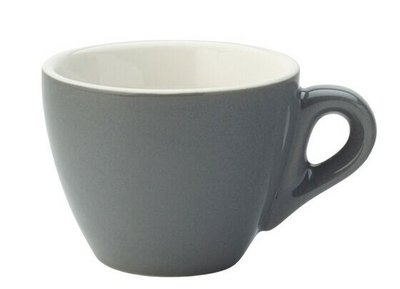 Чашка для еспресо сіра, 80 мл, 65х52 мм, матеріал Кераміка Utopia CT8107 фото
