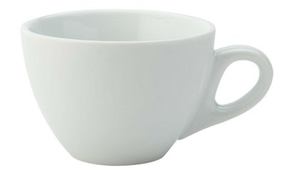 Чашка Майті біла, 350 мл, 111х77 мм, матеріал Кераміка Utopia CT8081 фото