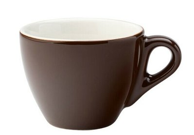 Чашка для еспресо коричнева, 80 мл, 65х52 мм, матеріал Кераміка Utopia CT8131 фото
