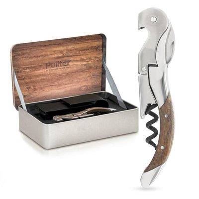 Нож сомелье в подарочном кейсе Toledo Oak De luxe, цвета дуба, Pulltex 107-728 фото