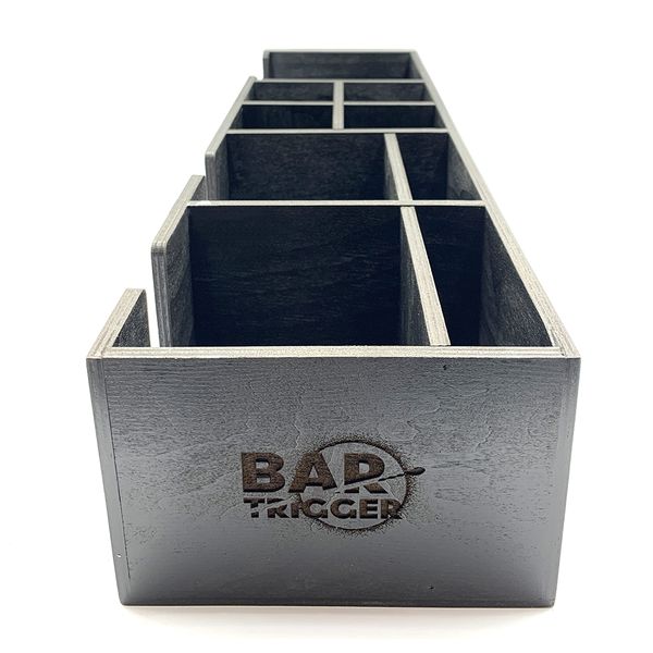 Барний органайзер чорний 50*14*9.5 см, 9 секцій, BarTrigger ot116 фото